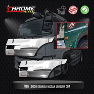 NISSAN UD CD4 QUON DOOR GARNISH CHROME – PAIR (DOUBLE TAPE READY)