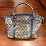 Gucci GG Crystal 經典老花 Dome 手提包 容量大｜通勤包｜專櫃品牌｜保存佳