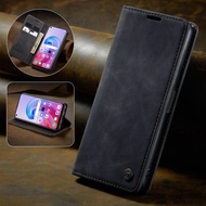 For Oppo A96 A76 OppoA96 OppoA76 A 96 4G Flip Matte PU Leather Phone Case Card Slot wallet Bracket C