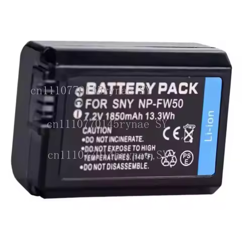 NP-FW50 1500mAh Li-ion Rechargeable Replacement Battery For Sony Alpha A6500 A6300 A6000 A5000 NEX-3