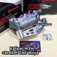 Brembo m432 pig nut caliper 4-piston caliper pit100 m3 m432 pnp ninja disk 300 320mm caliper bracket