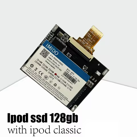 Ipod Classic/Video Upgrade Kit SSD 128gb Included Parts 5th 6th 7th Gen Back Cover/Installer Tools K