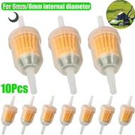 [jewelrycrown] 10Pc 6MM-8MM Car Oil Filter s Universal Inline Gas Fuel Filter For Small Engine Lawn 