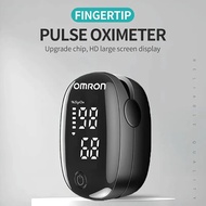Omron Finger Pulse Oximeter เครื่องวัดออกซิเจนปลายนิ้ว SpO2 พร้อมเซนเซอร์วัดชีพจรและสายคล้องคอ (Hear
