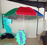 payung tenda 280cm pelangi uv payung pantai lapis silver payug cafe bazar pkl