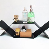 黑設計 雙X桌上置物架 小物架 桌上書架 收納架 工業風家飾家具