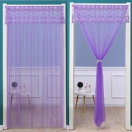 Summer Anti-mosquito Screen Door Curtain Without Punching Lace Curtain Bedroom Kitchen Partition Curtain Door Curtain Un