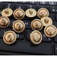 400 Pcs Plain Dove gold Mushroom Buttons Size 15 mm 18 mm 21 mm