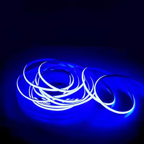 5m Slim 5v 12v 3mm 4mm 5mm LED Cob Strip Warm White Nature White R/G/B Yellow Pink Linear Flexible T