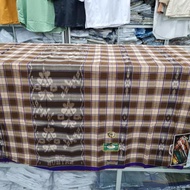 Sarung Tenun Mumtaz Full Sutera Kotak Jadul Sekelas Donggala Lamiri