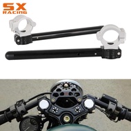 【sought-after】 Motorcycle Handlebar Racing Adjustable 31 33 35 36 37 41 43 48 50 mm Clip On Ons Fork