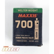 Maxxis Tube Bicycle Inner Tube 700C 23-32 Valve 80mm