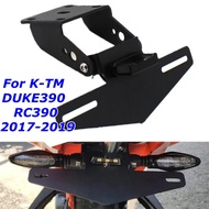 Motorcycle Fender Eliminator Registration Bracket Accessories License Plate Holder For KTM DUKE 390 