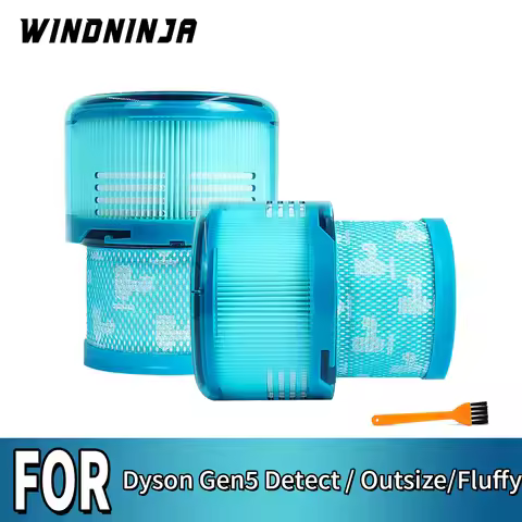 For Dyson Gen5 Detect /Outsize/Fluffy Vacuum Cleaner Outsize Hepa Post Filter With Cleaning Brush Pa