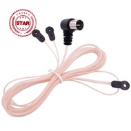 1x FM Antenna 75 Ohm F Types Male Plug For Radio Stereo Signal Receivers Aerial K8C7