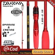 DAIWA Rod Casting Fishing Rod Carbon 2 Sections 1.8/2.1M/4-12lb Spinning Joran Pancing Jigging Rod