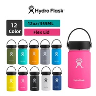 HydroFlask 12oz Water Bottle 355ml Kids Stainless Steel Vacuum Insulated Bottle Portable Outdoor The