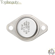 TOPBEAUTY 5Pcs 2N3055 Power Transistors, Metal  2N3055 NPN Power Transistors, Transistors Set TO-3 1