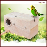 [Blesiya2] Breeding Wooden Nest Box Nesting Roost Bird Canary Finch Budgie S/ M/ L/ XL