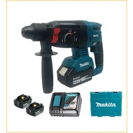 Makita DHR242 RME ฮอตฮิตไร้ไฟฟ้าใช้ กระแทกสว่านกระแทกคอนกรีตอเนกประสงค์ 18V ชาร์จเร็วอัจฉริยะลดแรง