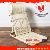 Japanese Natural Rattan Tatami Floor Folding Chair Rattan Chair Rattan Bench Chair