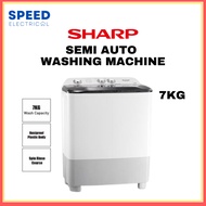 [SABAH ONLY] SHARP SEMI AUTO WASHING MACHINE 7KG EST7015 半自动洗衣机 MESIN BASUH SEMIAUTO