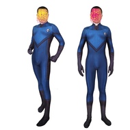 Movie Fantastic Four Cosplay Jumpsuit Spandex Men Boys Halloween Fantastic Costume XMAS Zenti Fancy 