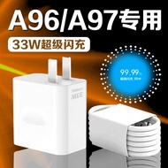 Super Fast Charging 2M OPPO A96 A97 Phone Charger Set Long Line 33W Dual Port Charger Compatible wit