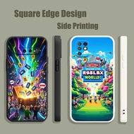 Casing For OPPO A5 A9 A53 A32 A7X Reno 6 5 Z 2020 5G Roblox Game World Platform AEZ07 Phone Case Squ