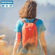 Decathlon backpack male / female leisure travel sports bag tide canvas bag Mini 10L QUECHUA