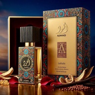 น้ำหอม Ajwad by Lattafa น้ำหอมกลิ่นฟรุตตี้-ที่หวานละมุนมีกลิ่นวานิลลาอำพันที่อบอุ่น ทำให้รู้สึกถึงคว