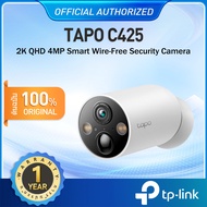 TP-Link Tapo C425 กล้องวงจรปิดไร้สาย4MP 2K QHD/ Tapo C425 KITชุดกล้องวงจรปิดพร้อมแผงโซลาเซลล์ กล้องI