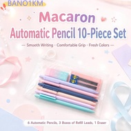 BANO1KM Automatic Pencils, with Lead Refills Eraser 0.5/0.7mm Mechanical Pencil Set, Durable|Color P
