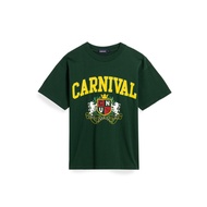 CARNIVAL CNVSS25T014GR HERALDRY BOXY WASHED T-SHIRT GREEN