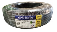 2.5mm * 2C Twin Flat Cable 90m (MEGA) GREY 1 ROLL //  2.5mm * 2C Twin Flat Cable 60m Black