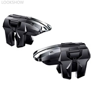 LOOKSHOW Portable Black Mobile Controller For Gamers Game Controller Convenient Non-slip Mobile Gami