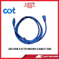 J02 USB 3.0 TO MICRO CABLE 1.5M