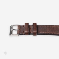 Leather Watch Strap Premium Handmade/ Strap Horween Dublin Black