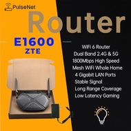 ZTE ZXHN E1600 WiFi 6 Router Dual Band 2.4GHz & 5GHz 4 Antenna Used with
