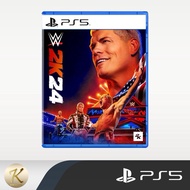 แผ่นเกมส์ PS5 : W2K24 (เกมส์มวยปล้ำ) 📍(มือ1มือ2) สินค้าพร้อมจัดส่ง