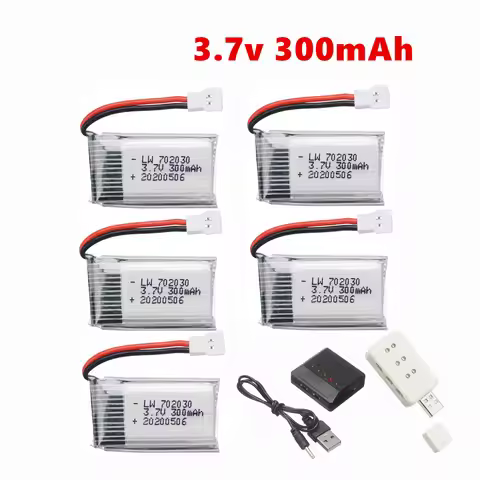 3.7V 300mAh lipo battery For E55 FQ777 FQ17W DFD F180 FY530 U816 U830 H107 X11C Battery 20C 702030 F