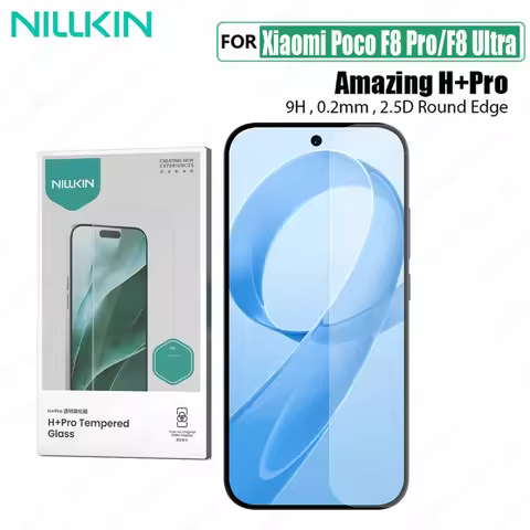 Nillkin For Xiaomi Poco F8 Ultra Tempered Glass Amazing H+PRO Anti-Explosion 0.2mm 2.5D 9H Screen Pr