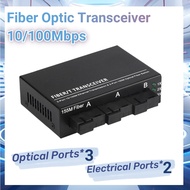 3G2E Ethernet Port Fiber Switch RJ45 Fiber Media Converter Transceiver Switch Convert