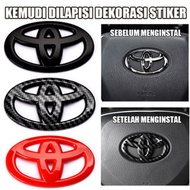 TOYOTA Wheel Car Steering Wheel Casing StickerTOYOTA 6.5cm Emblem