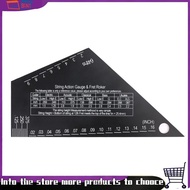 【jiaobin1】Fret Leveling Tool Guitar Luthier Tool Ruler Stainless Steel Fret Rocker