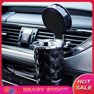 [Ready Stock] Car LED Light Smoking Ashtray Cup Travel Home Vehicle Cigarette Ash Holder