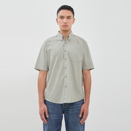 HIJAU KEMEJA DUST Green Striped Kavi Shirt (DM.1460)
