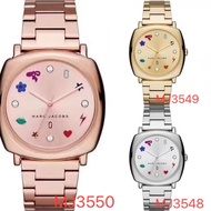 Women's MJ3550 MJ3549 MJ3548 34mm Square Steel Strip Quartz Watch MJ3549 One