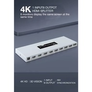 DTECH HDMI Splitter 1 Input to 8 Output HDMI 1.4 up to 4K@30HZ DT-7148B