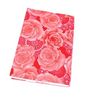 A5 可調式 媽媽手冊 布書衣 布書套 - 玫瑰 (紅)